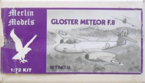 MERLIN 1/72 11 GLOSTER METEOR F.8